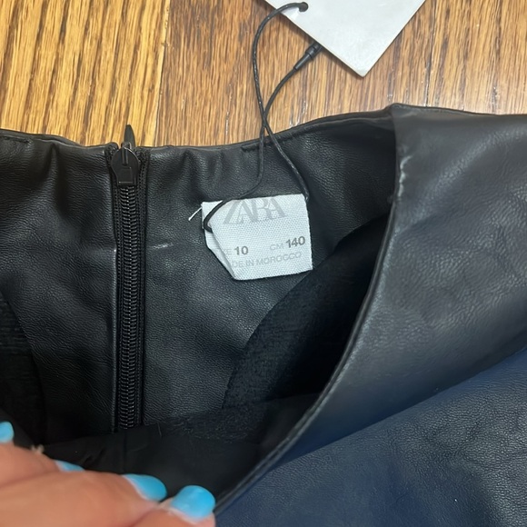 BNWT Zara Leather Dress - Picture 4 of 5